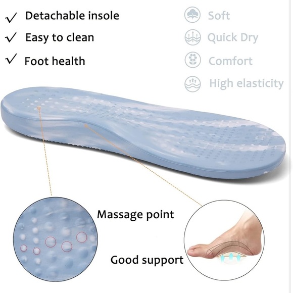 Men's and Women's Arch Support Clogs Garden Shoes Slip-on Outdoor Beach Slippers - Picture 5 of 9